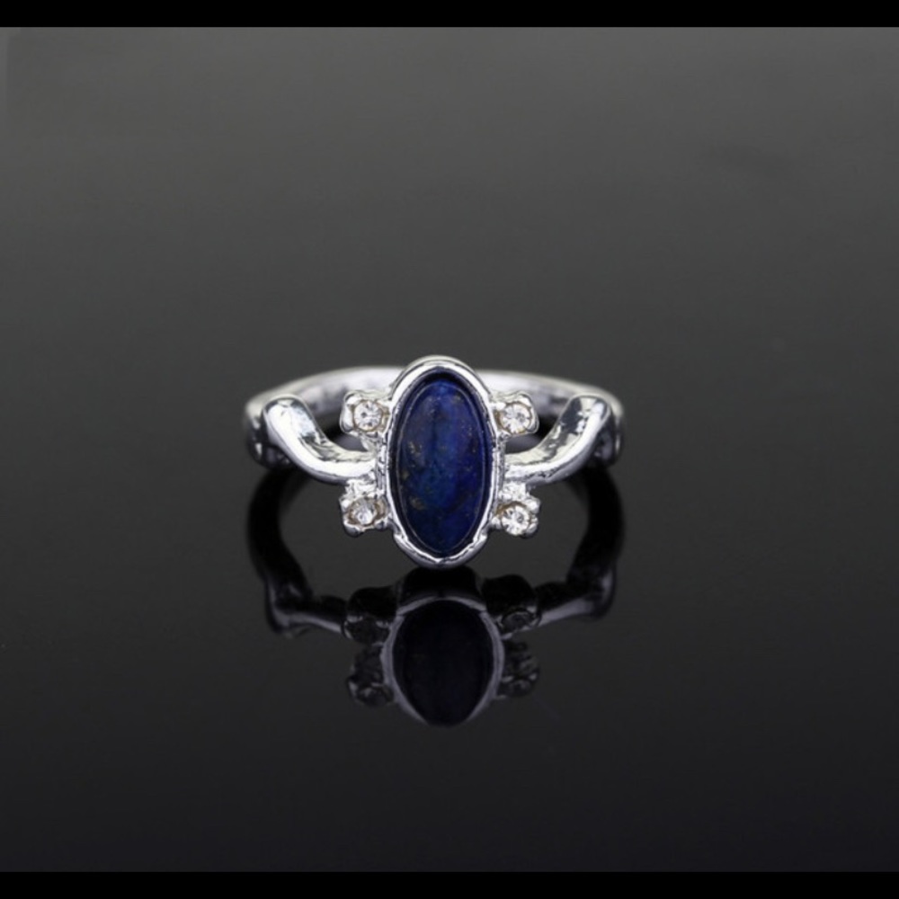 The Vampire Diaries Elena Gilbert Blue Ring New